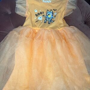 Kids Halloween Costume Dress - Orange